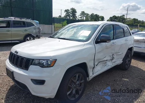 2021 Jeep Grand Cherokee 80Th Anniversary 4X4 z USA, uszkodzony, nr VIN 1C4RJFBGXMC626306